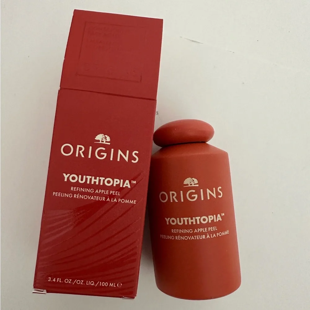 NIB Origins Youthtopia Refining Apple Peel 3.4 fl oz Exfoliating Selfcare